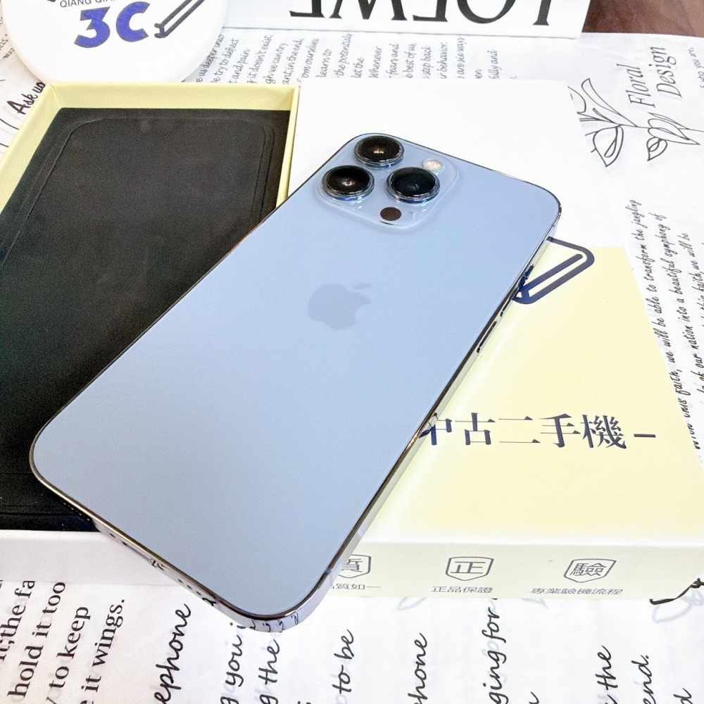 鹽行-二手 iPhone13Pro 128G 藍 *52855（店保365天）