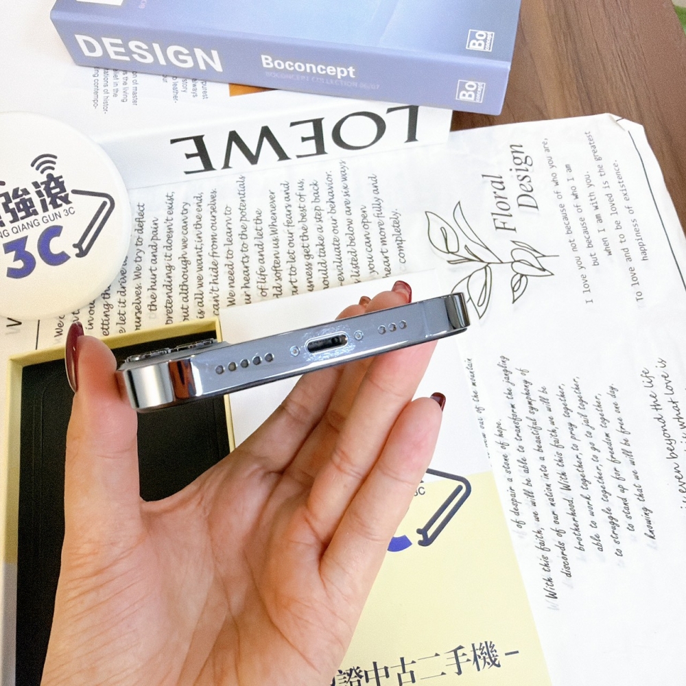 鹽行-二手 iPhone13Pro 128G 藍 *52855（店保365天）