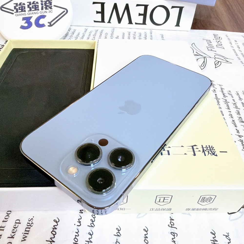 鹽行-二手 iPhone13Pro 128G 藍 *52855（店保365天）
