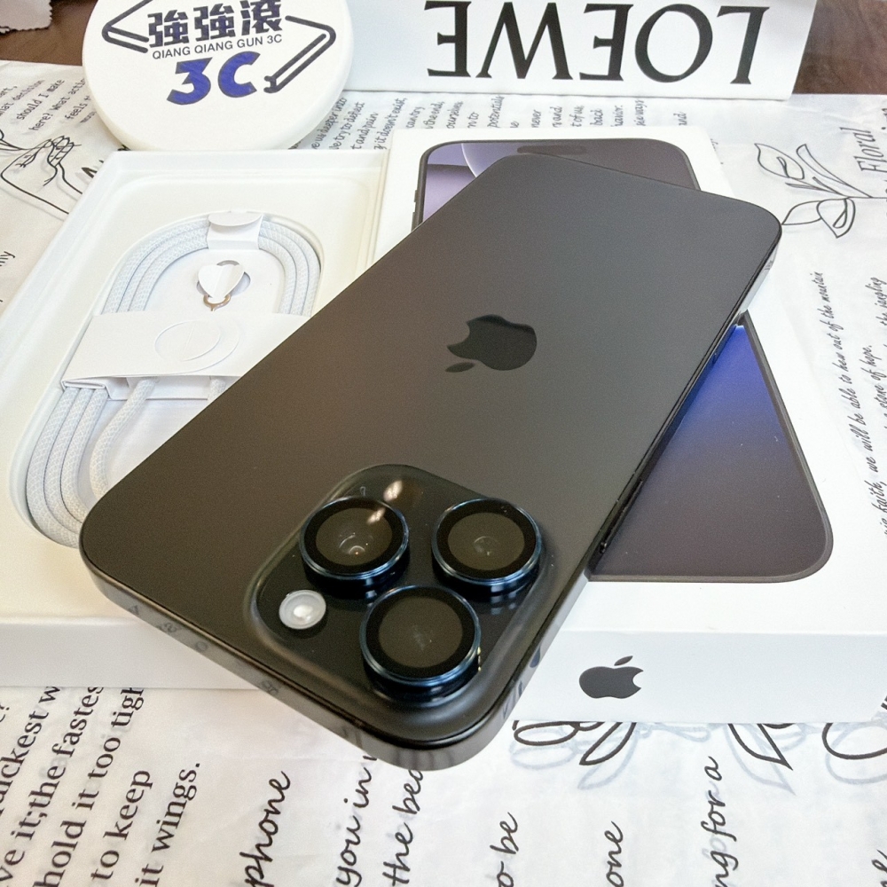 鹽行-二手 iPhone16ProMax 256G 黑色#02614（原廠保固）