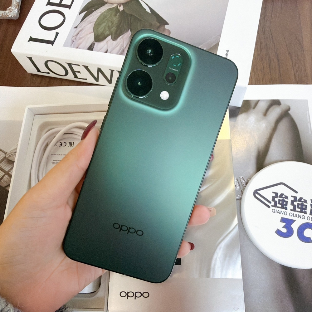 鹽行-二手 OPPO Reno14 12+256G 綠*78652（原廠保固內）