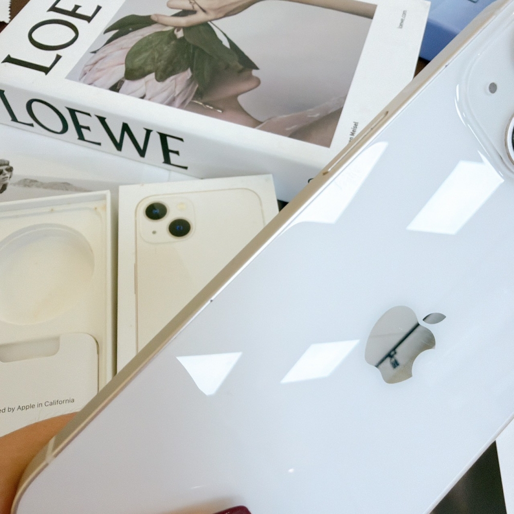 鹽行-二手 iPhone13 256G 白色 #89017（店家保固365天）