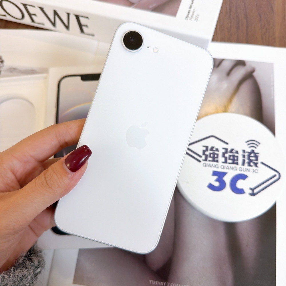鹽行-二手iPhone16e 256G 白色 #57273（原廠保固）