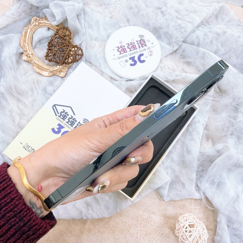 歸仁-二手iPhone 12 pro max 256G藍色＃12425（店保90天）