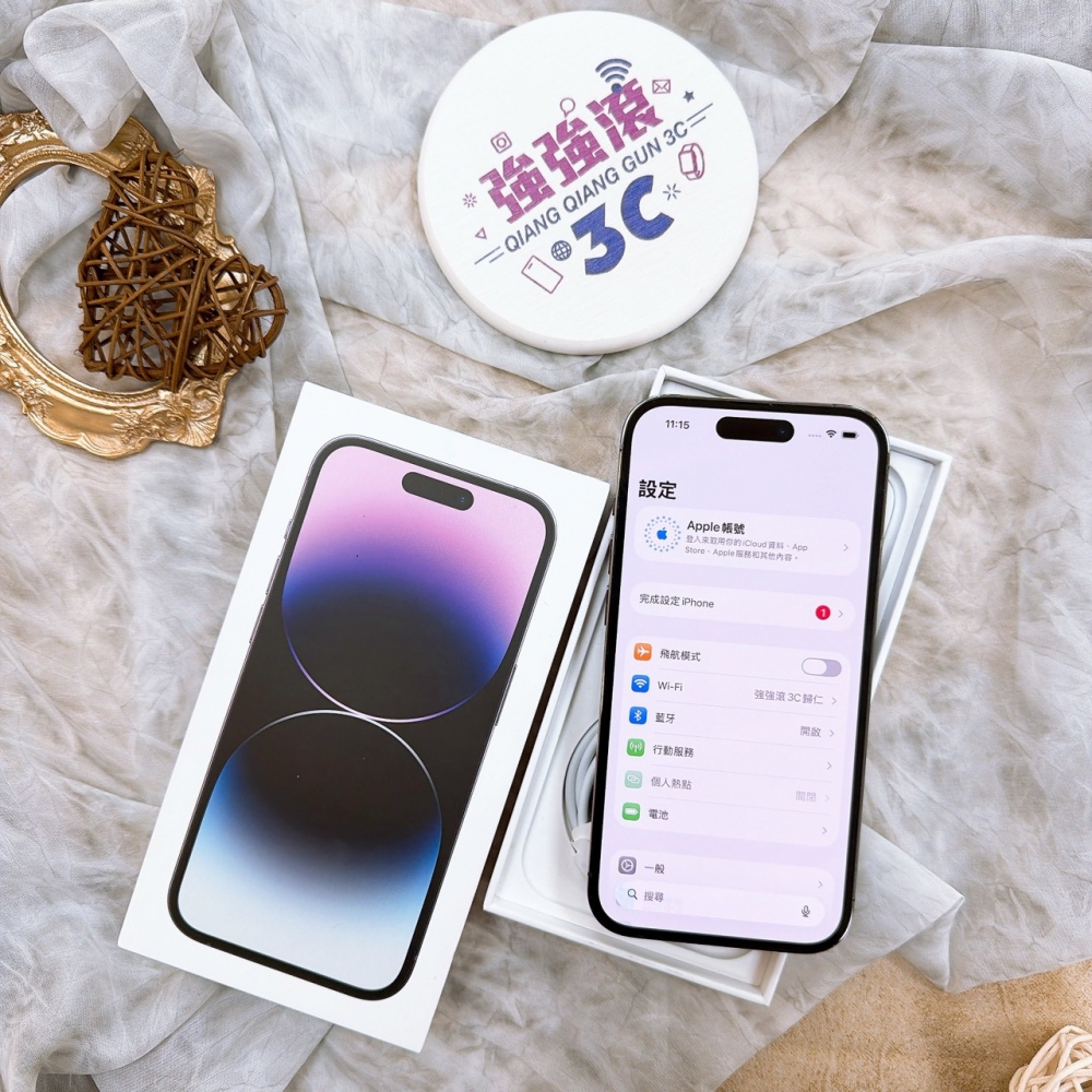 歸仁-二手iPhone 14pro 128G 紫色＃10471（店保365天）