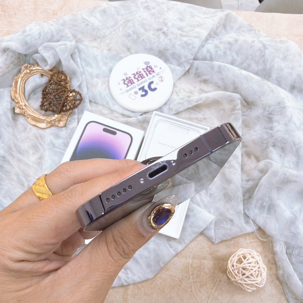 歸仁-二手iPhone 14pro 128G 紫色＃10471（店保365天）