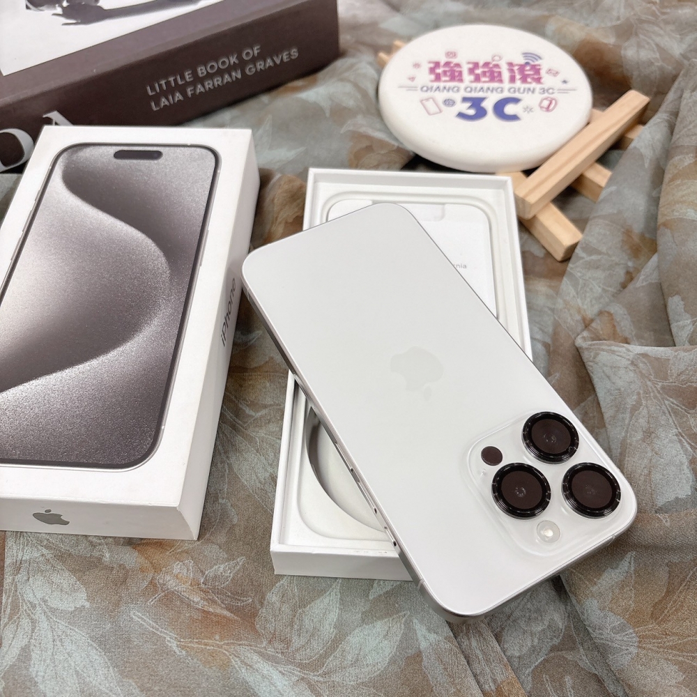 二手-iPhone15Pro 256G 白色*97274（店家保固365天）