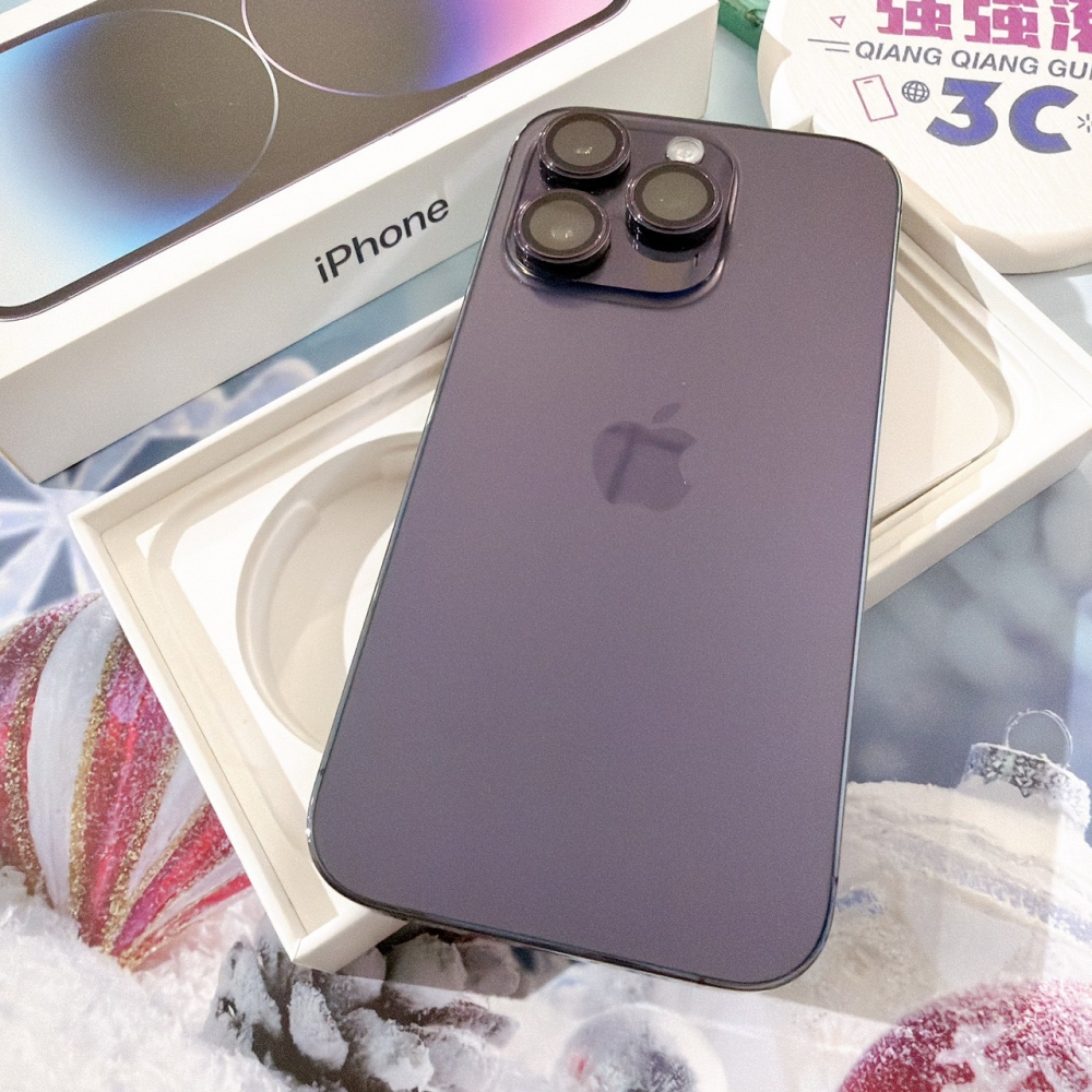 善化-二手 iPhone14 Pro 128G 紫色#51048（店保365天）