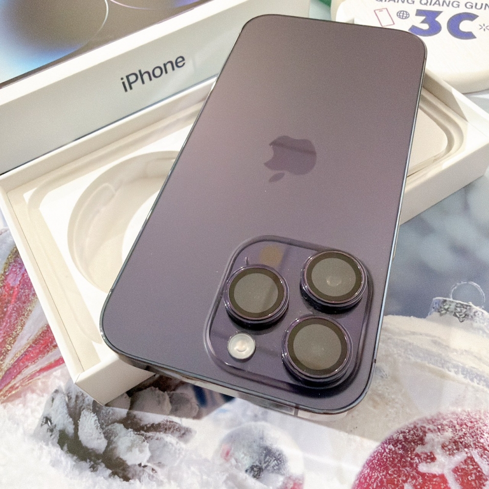 善化-二手 iPhone14 Pro 128G 紫色#51048（店保365天）