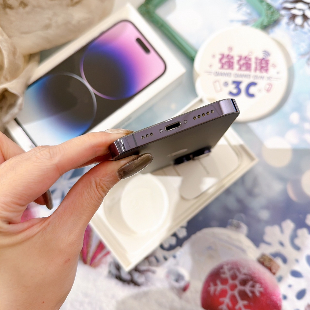 善化-二手 iPhone14 Pro 128G 紫色#51048（店保365天）