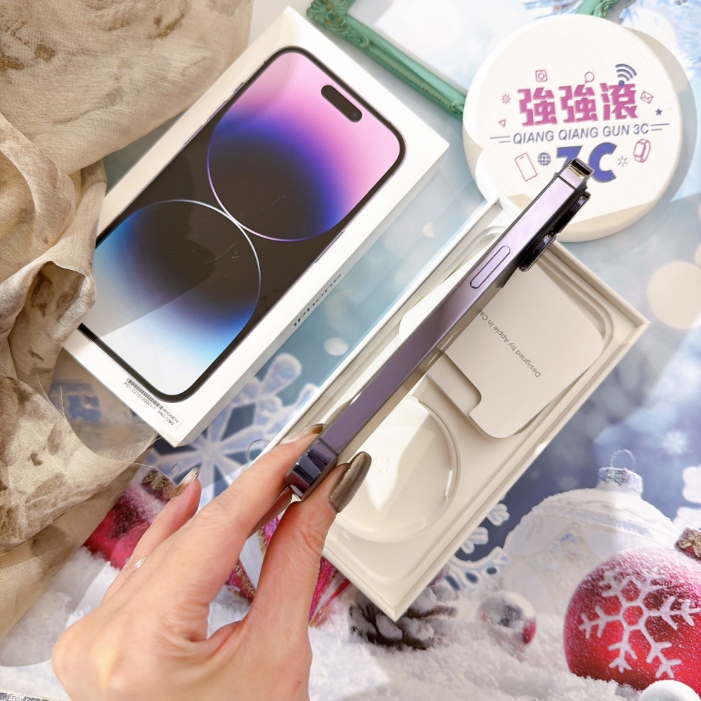 善化-二手 iPhone14 Pro 128G 紫色#51048（店保365天）