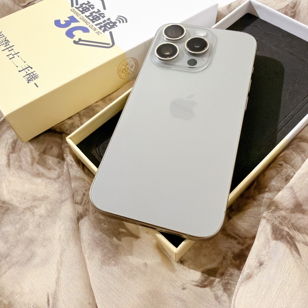 善化-二手 iPhone15 Pro 256G 原色#51452（店家保固365天）
