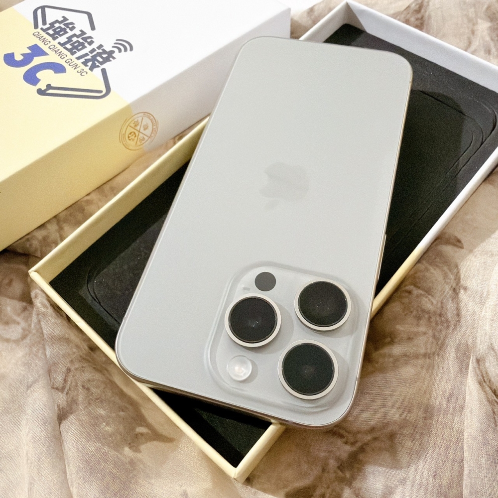 善化-二手 iPhone15 Pro 256G 原色#51452（店家保固365天）