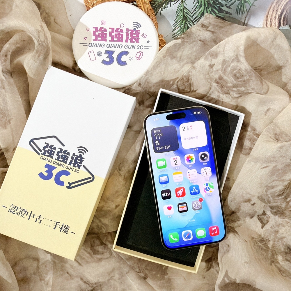 善化-二手 iPhone15 Pro 256G 原色#51452（店家保固365天）