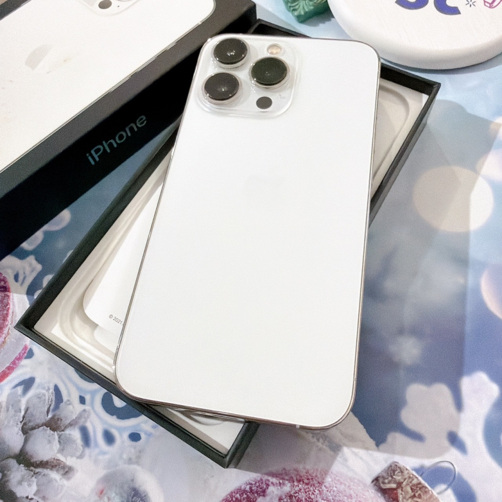 善化-二手 iPhone13 Pro 128G 白色#49082（店保365天）