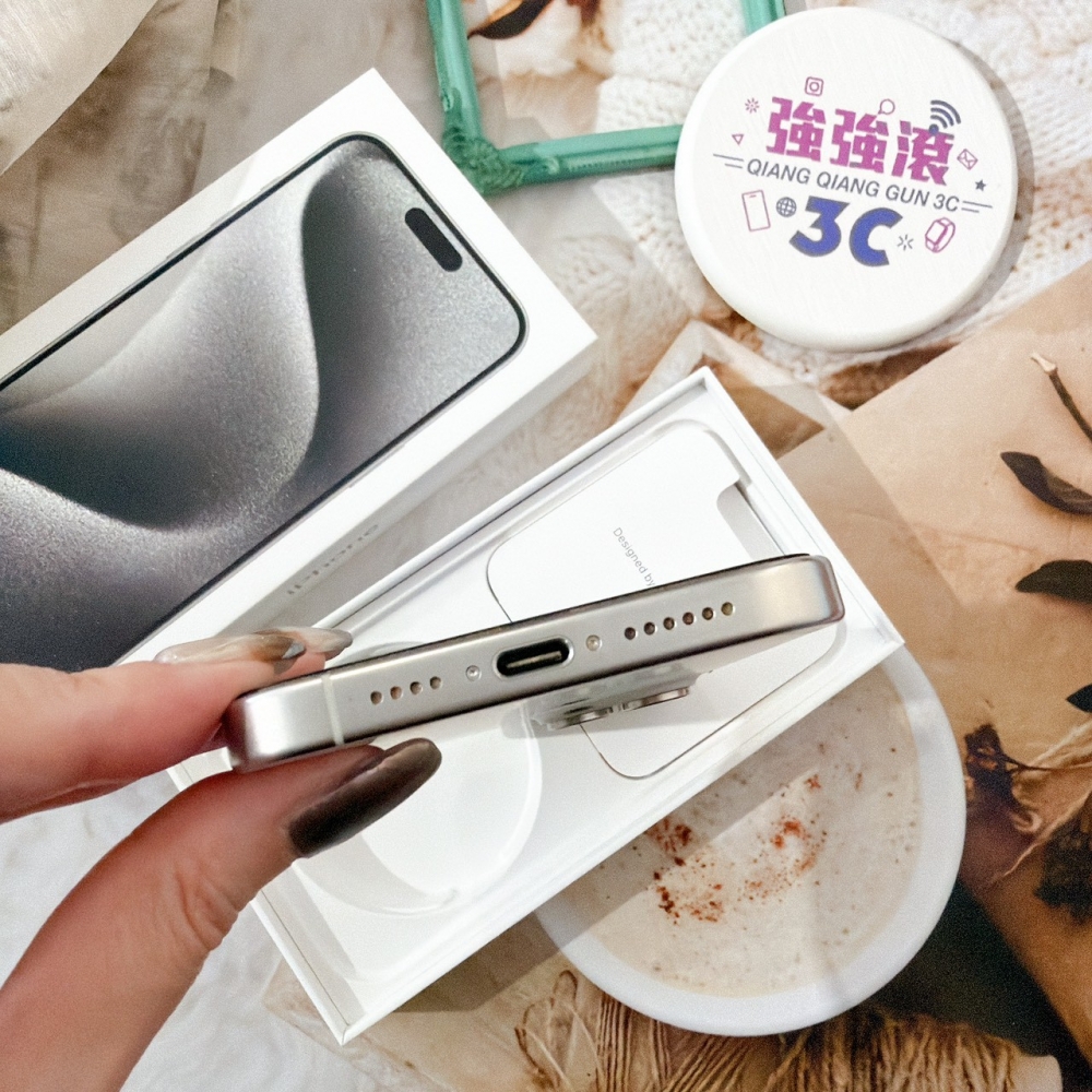 善化-二手 iPhone15 Pro Max 256G 白色 #48367（店家保固365天）