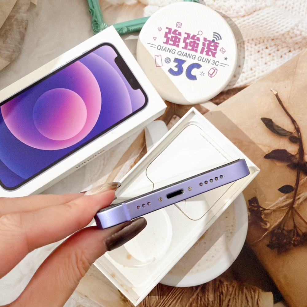 善化-二手iPhone12 128G 紫色 #63853（店保90天）