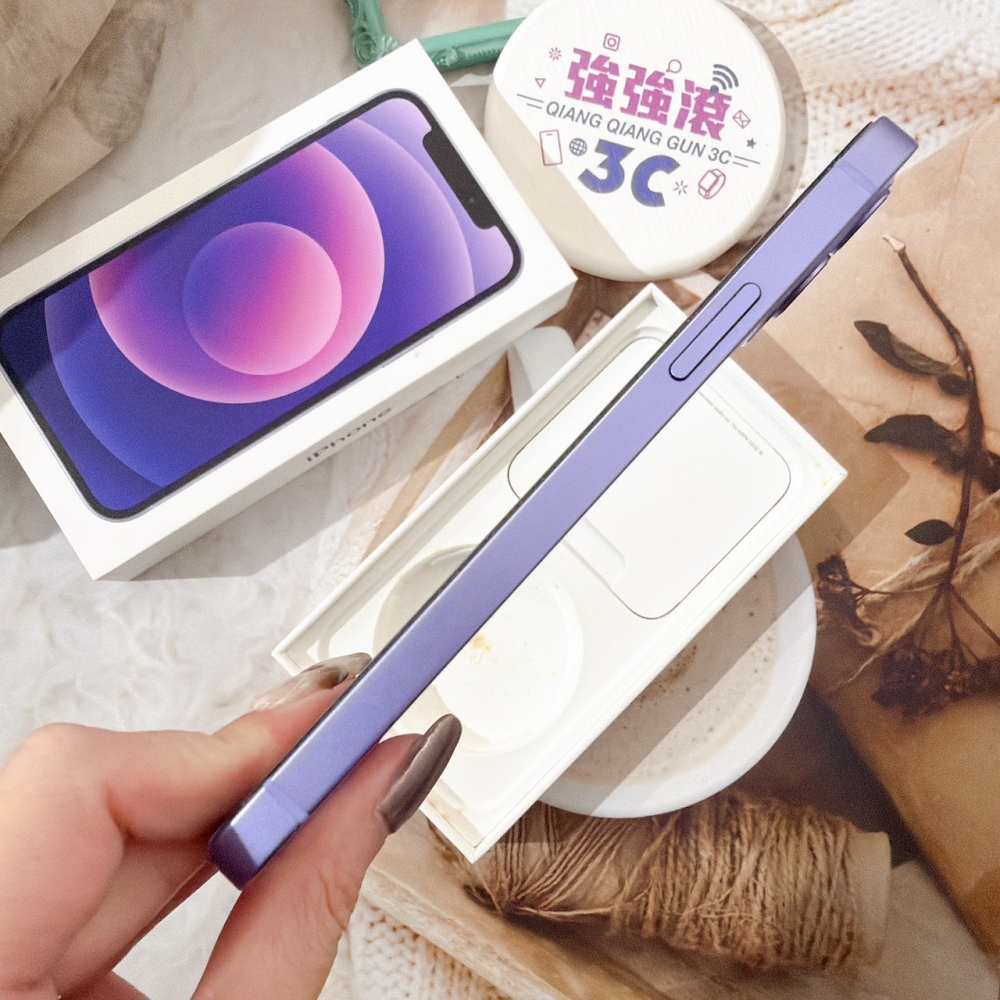 善化-二手iPhone12 128G 紫色 #63853（店保90天）