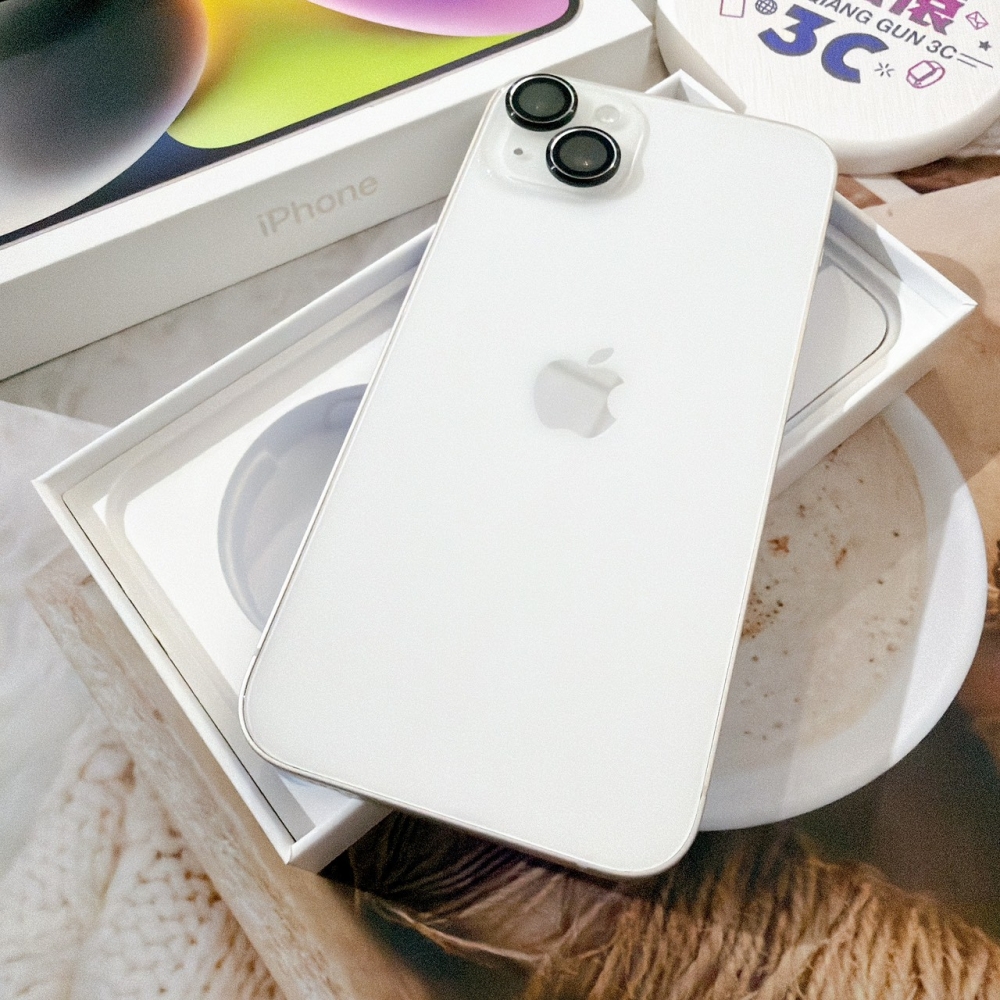 善化-二手 iPhone14 Plus 128G 白色#92222（店家保固365天）