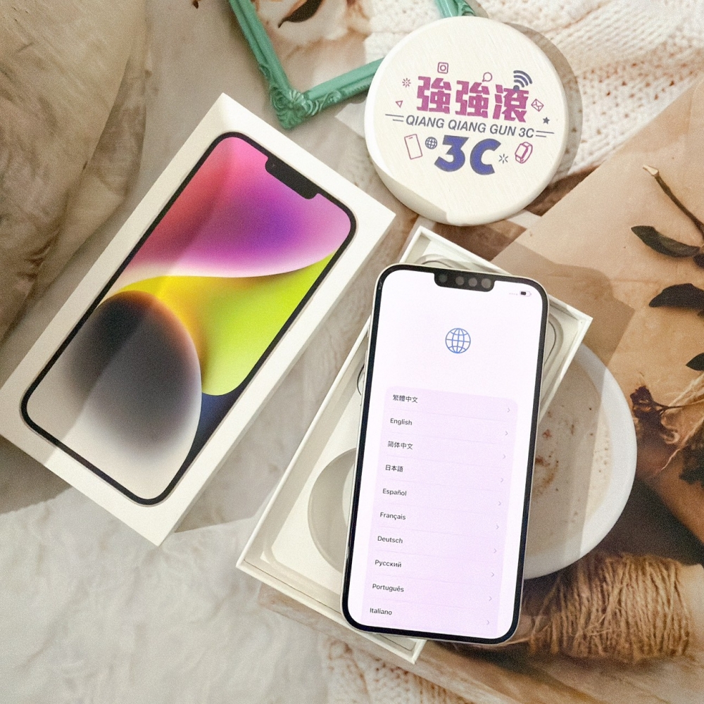 善化-二手 iPhone14 Plus 128G 白色#92222（店家保固365天）