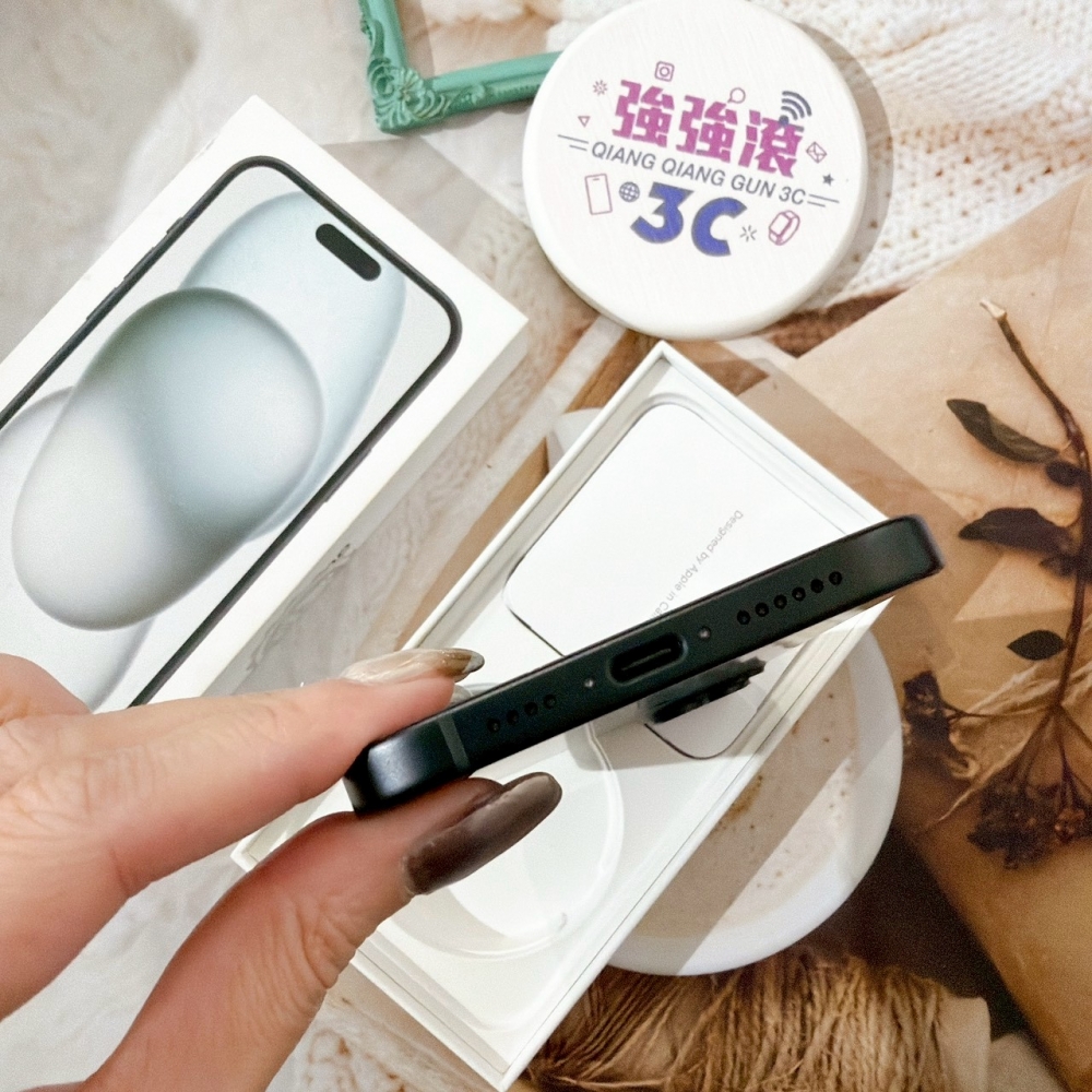 善化-二手 15Plus 128G 黑色 *99295（店保365天）