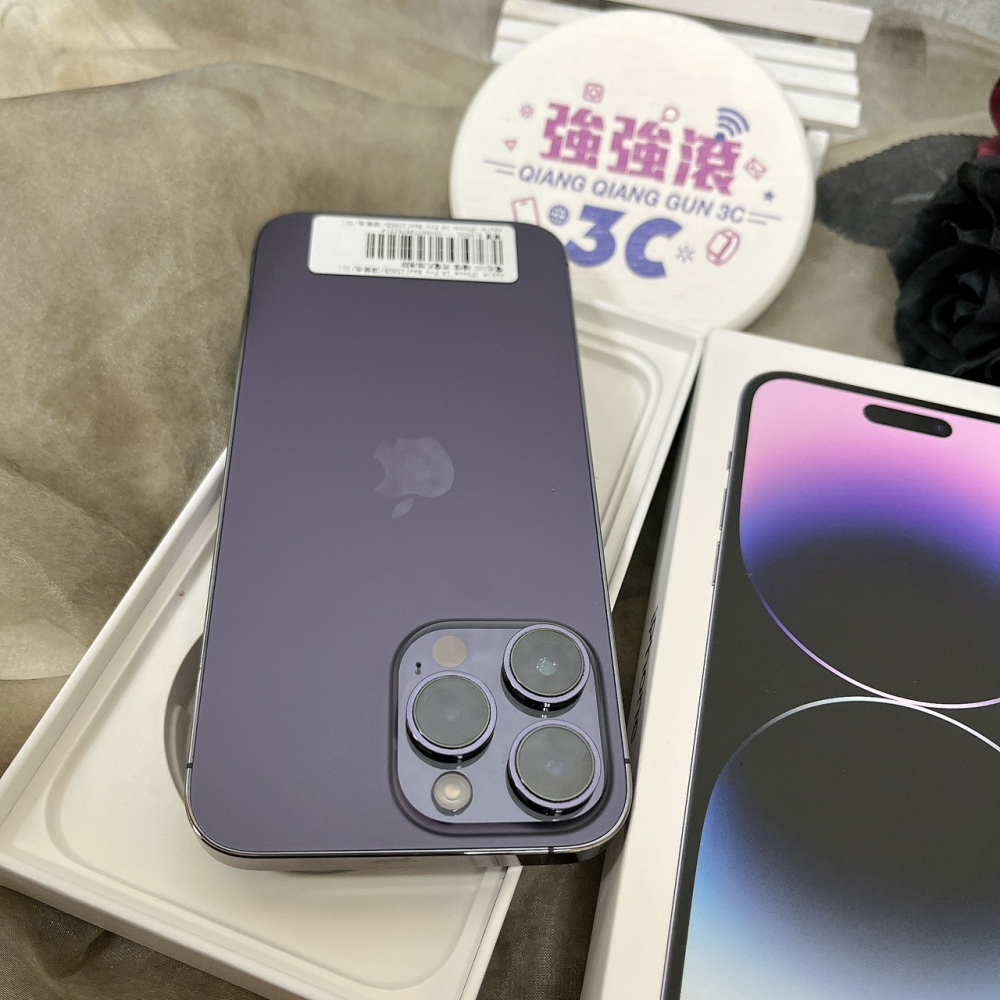 佳里-二手 iPhone14 Pro Max 256G 紫色 #65514（店家保固365天）