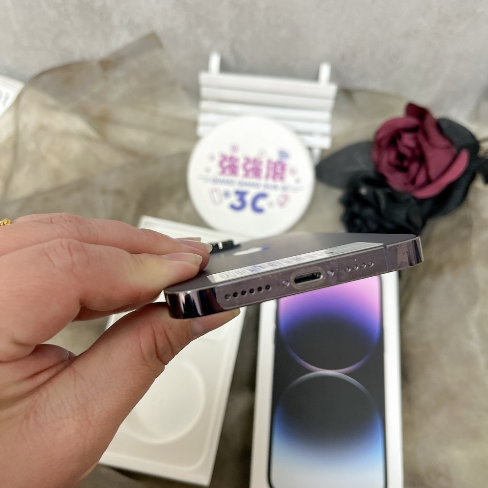 佳里-二手 iPhone14 Pro Max 256G 紫色 #65514（店家保固365天）