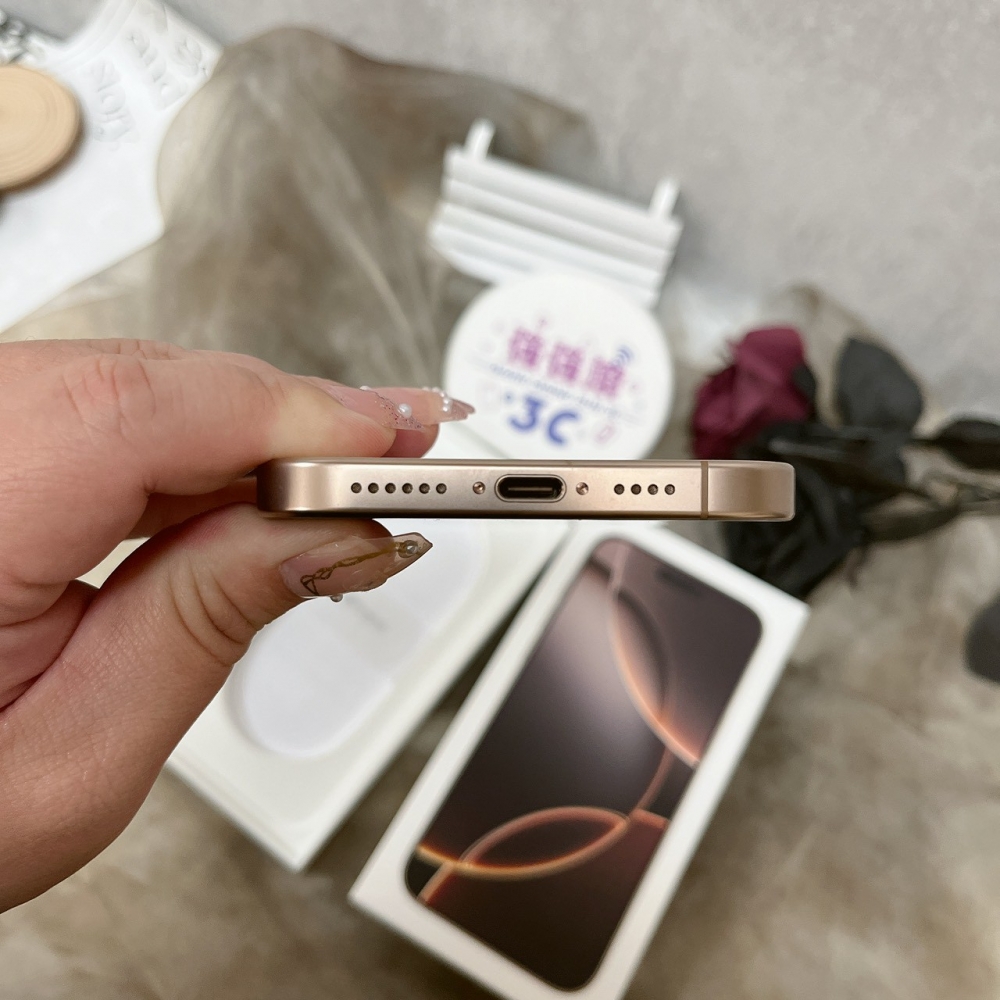 佳里-二手 iPhone16 Pro Max 256G 金色 #89065(店家保固365天)
