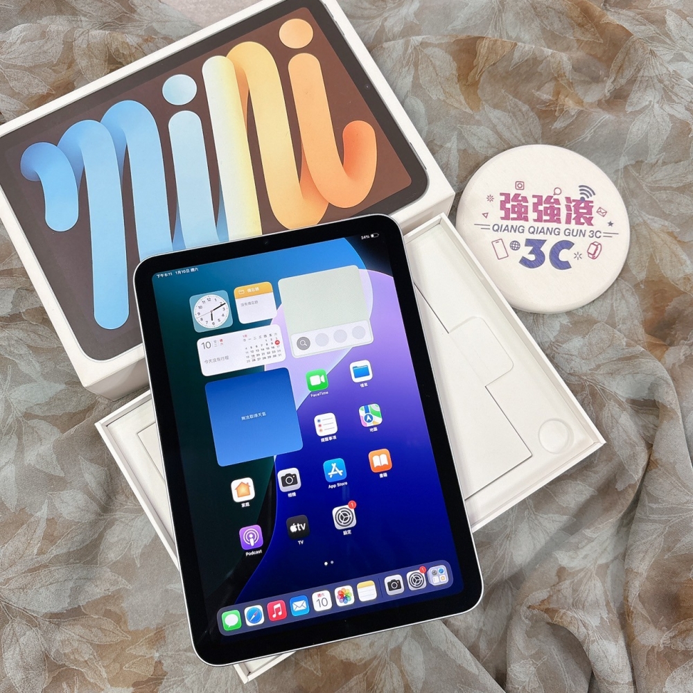 二手 iPad Mini7 128G 藍色*VTQ9R(原廠保內）