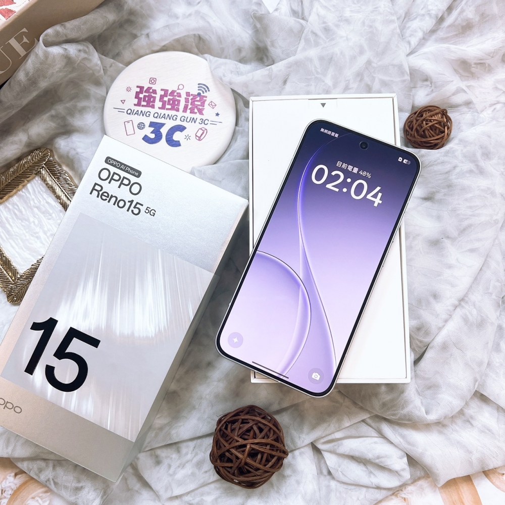 二手 OPPO RENO 15 12+512G 白*45873(保固未開通)