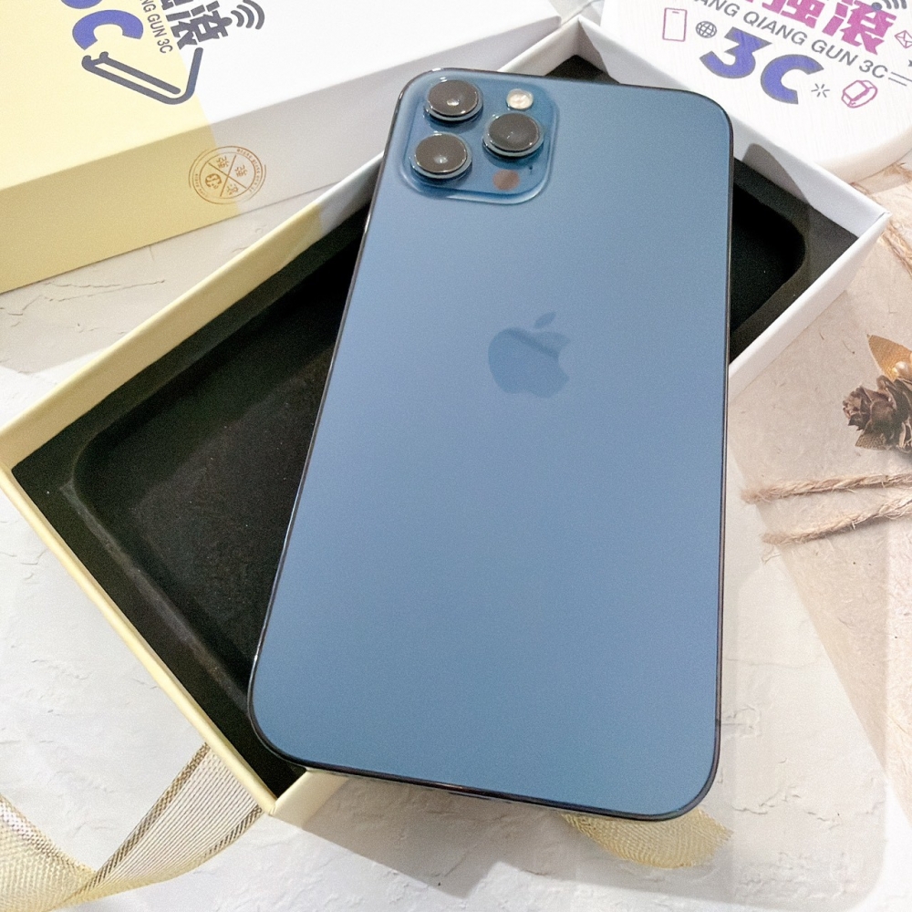 善化-二手 iPhone12 Pro Max 256G 藍色 #18084（店家保固90天）