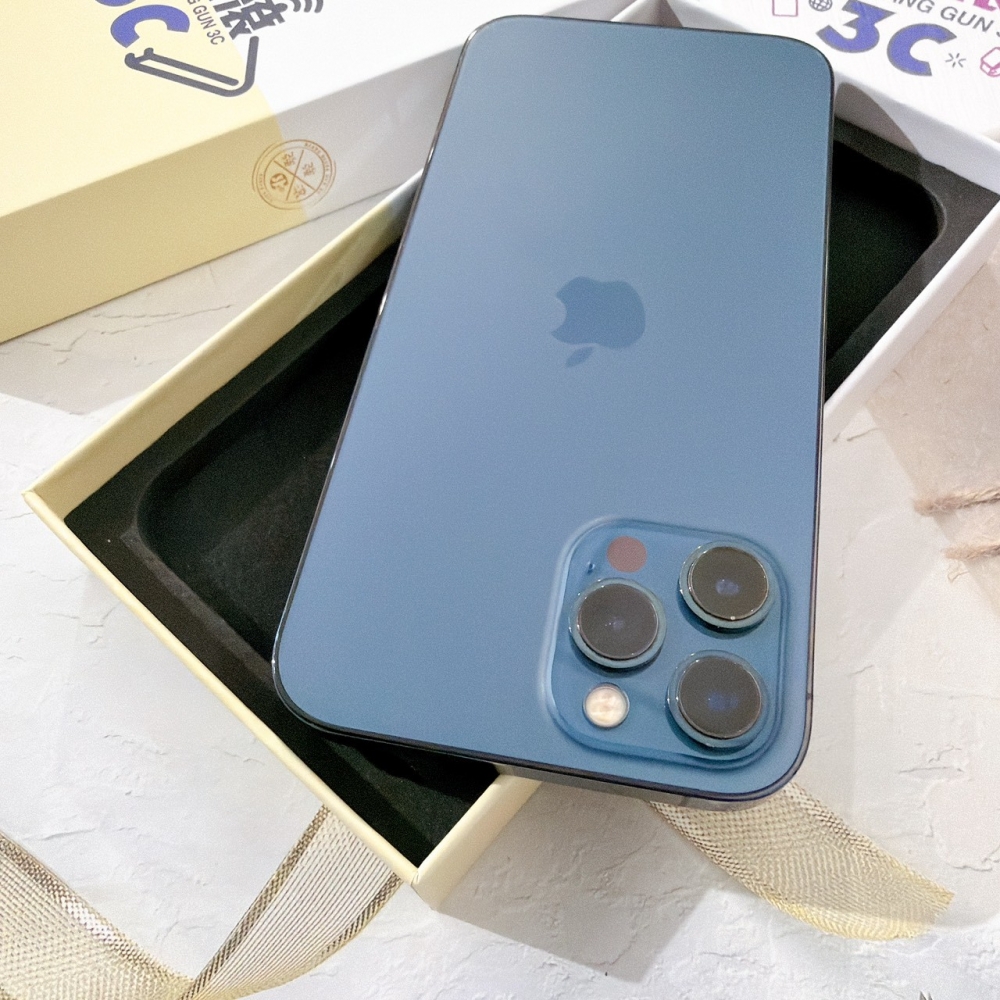 善化-二手 iPhone12 Pro Max 256G 藍色 #18084（店家保固90天）