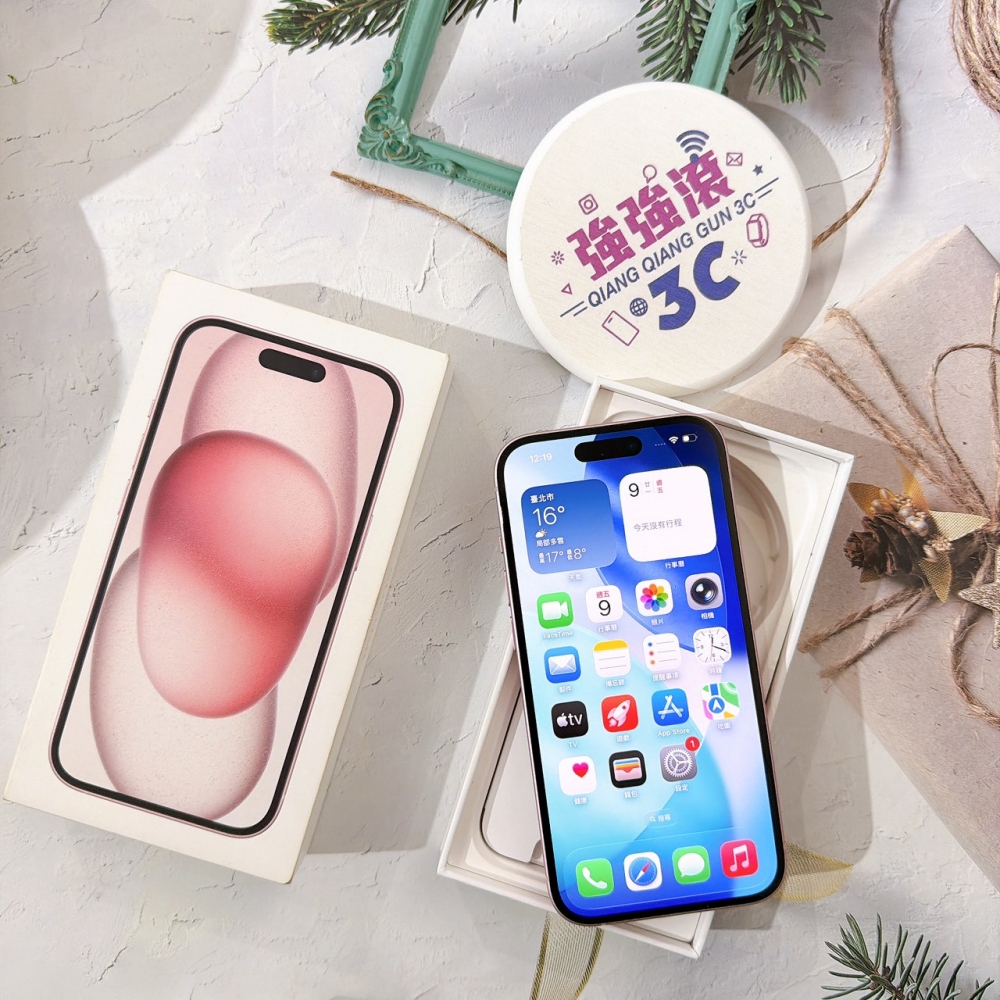 善化-二手 iPhone15 128G 粉色 #20494（店家保固365天）