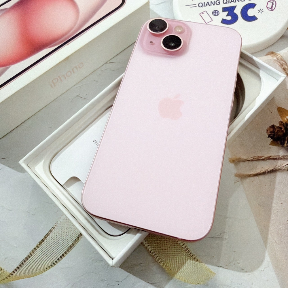 善化-二手 iPhone15 128G 粉色 #20494（店家保固365天）