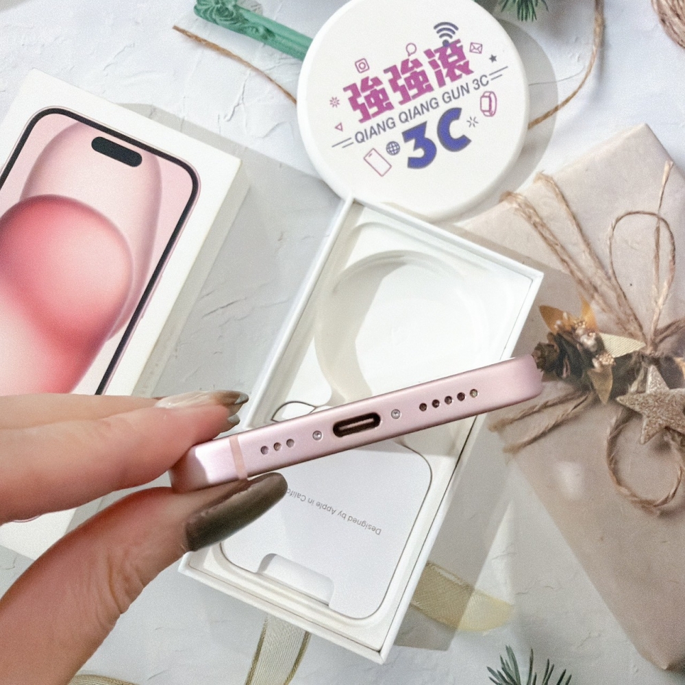 善化-二手 iPhone15 128G 粉色 #20494（店家保固365天）