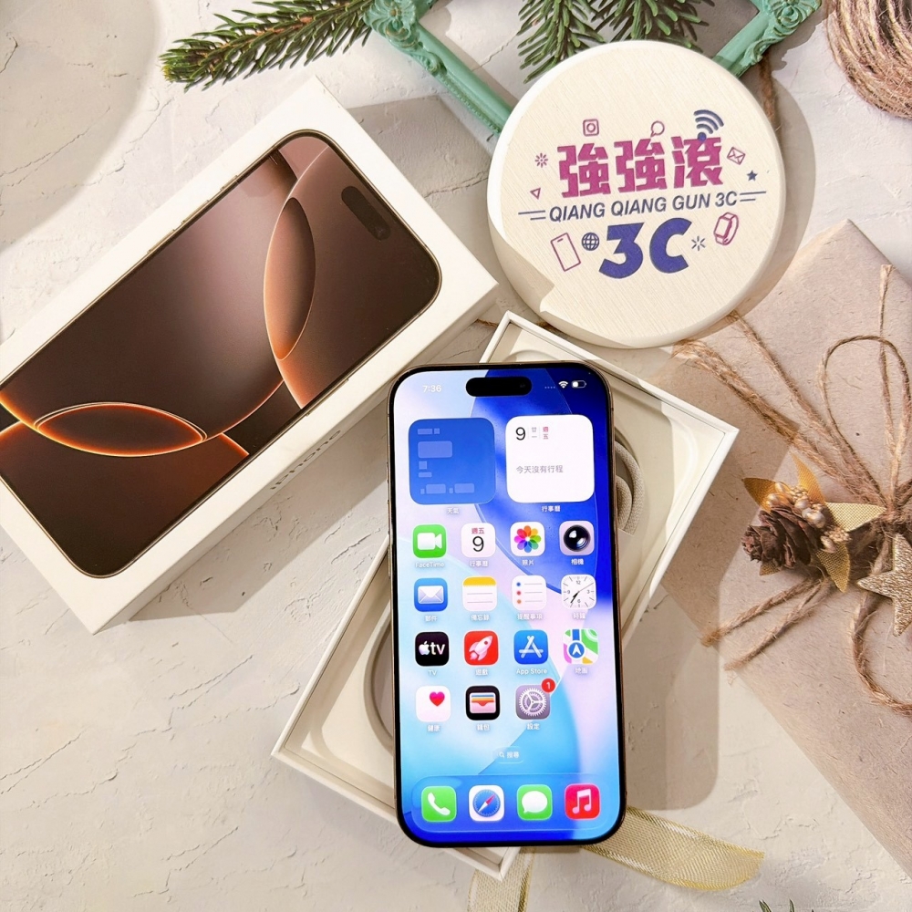 善化-二手 iPhone16 Pro 256G 金色 #50256（原廠保固）