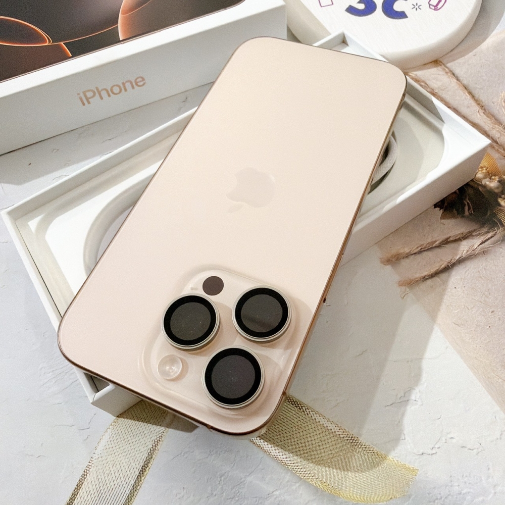 善化-二手 iPhone16 Pro 256G 金色 #50256（原廠保固）