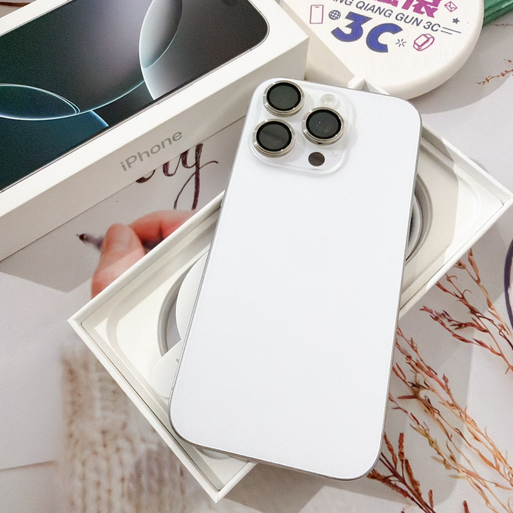 善化-二手 iPhone16 Pro 256G 白色 #52332（店家保固365天）