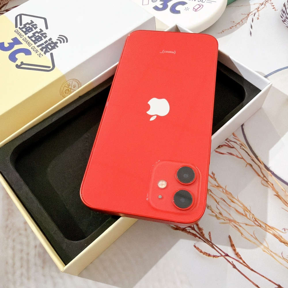 善化-二手 iPhone12 128G 紅色 #02612（店家保固90天）