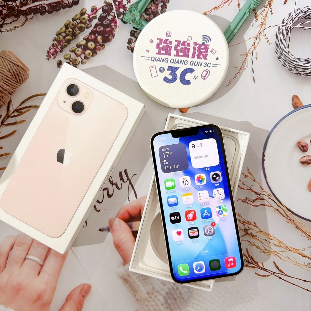 善化-二手 iPhone13 128G 粉色 #93023（店家保固365天）