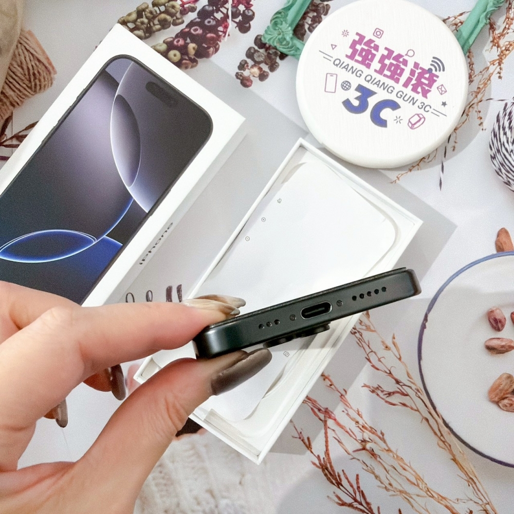 善化-二手 iPhone16 Pro 128G 黑色 #80412（店家保固365天）