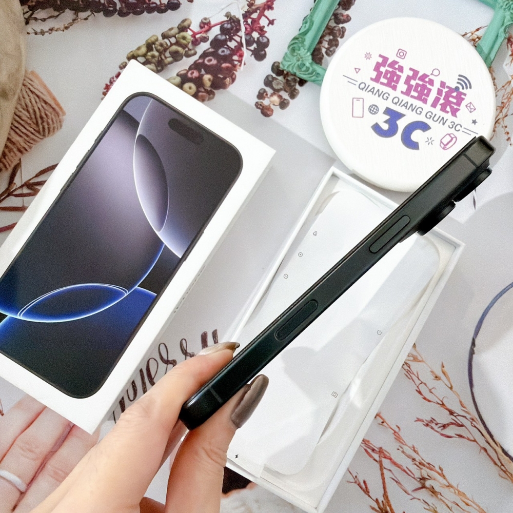 善化-二手 iPhone16 Pro 128G 黑色 #80412（店家保固365天）