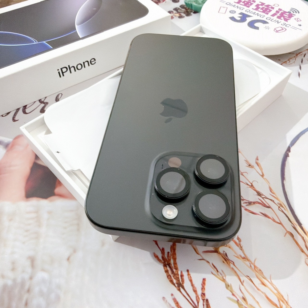 善化-二手 iPhone16 Pro 128G 黑色 #80412（店家保固365天）