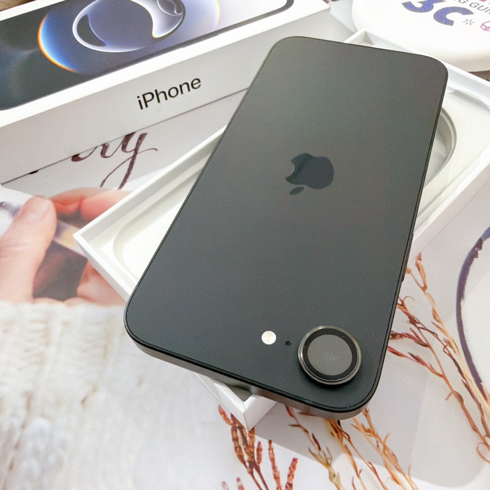 善化-二手 iPhone16E 128G 黑色 #86093（原廠保固）