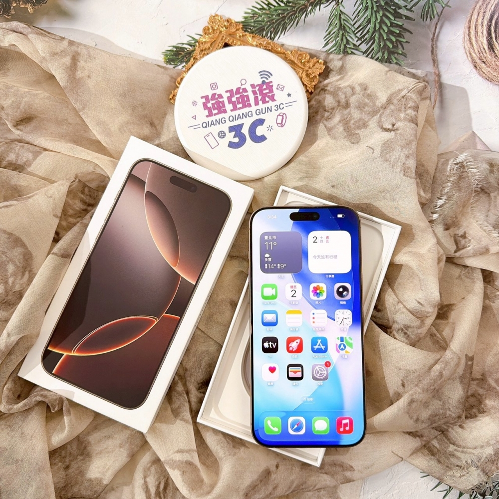 善化-二手 iPhone16 Pro Max 256G 金色 #68840（店家保固365天）