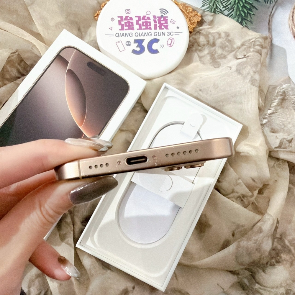 善化-二手 iPhone16 Pro Max 256G 金色 #68840（店家保固365天）