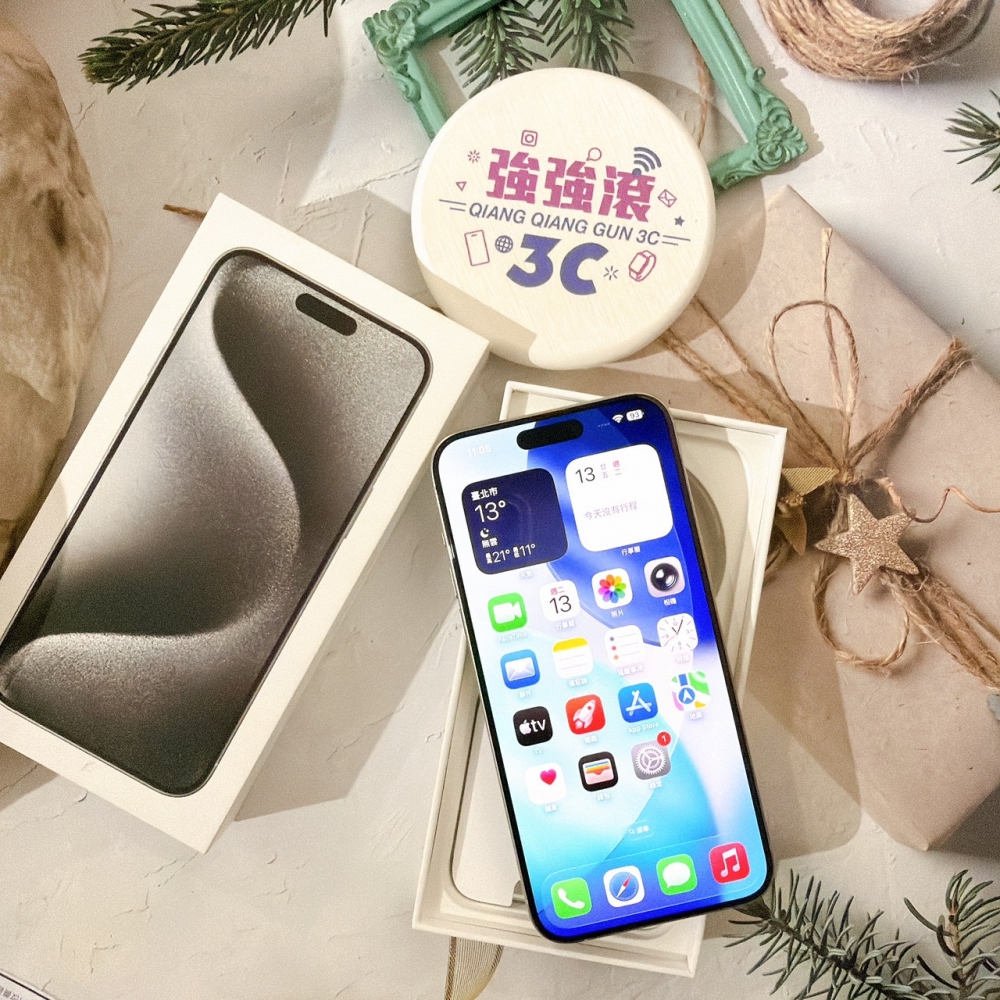 善化-二手 iPhone15 Pro Max 256G 白色 #56027（店家保固365天）