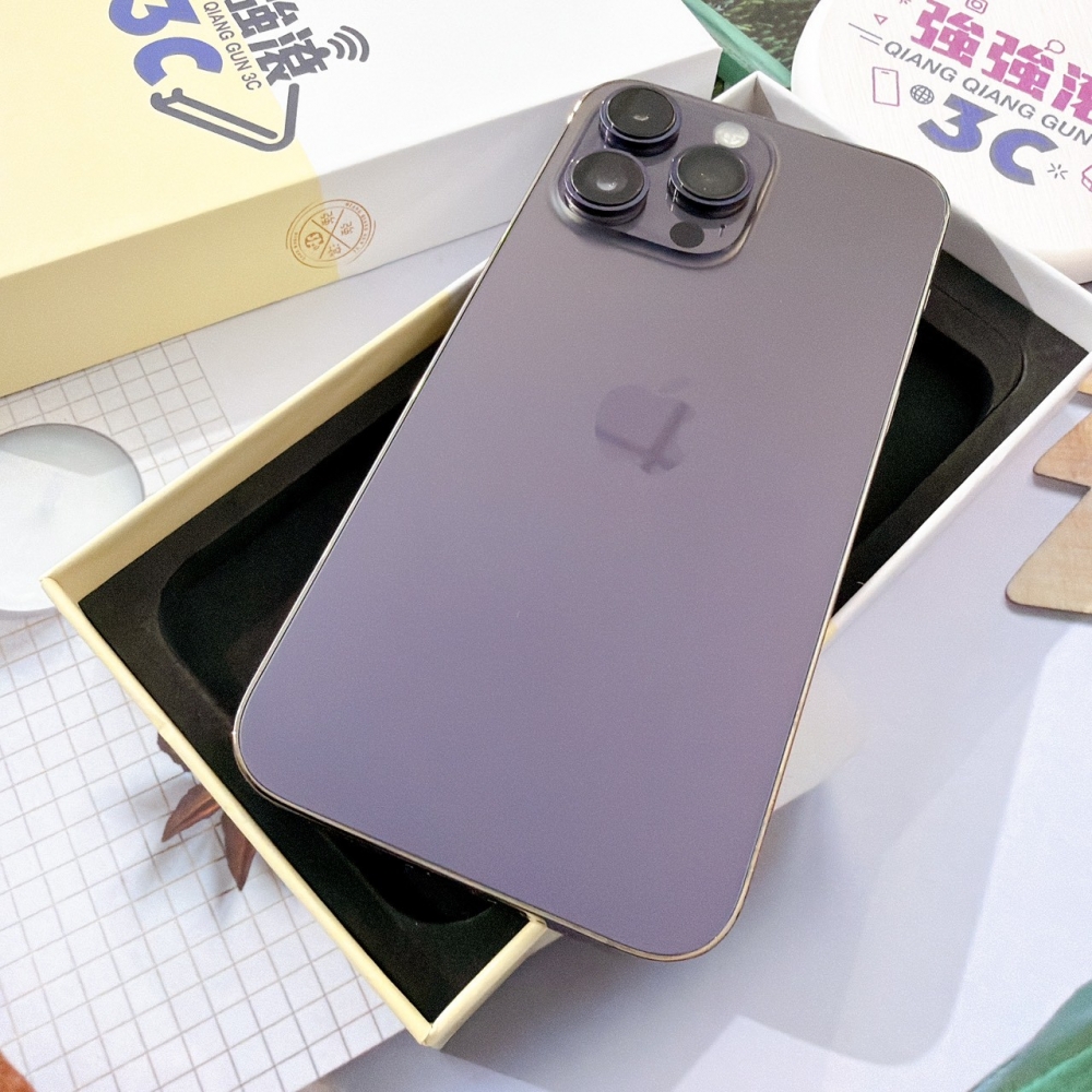 善化-二手 iPhone14 Pro Max 256G 紫色 #14315（店家保固365天）