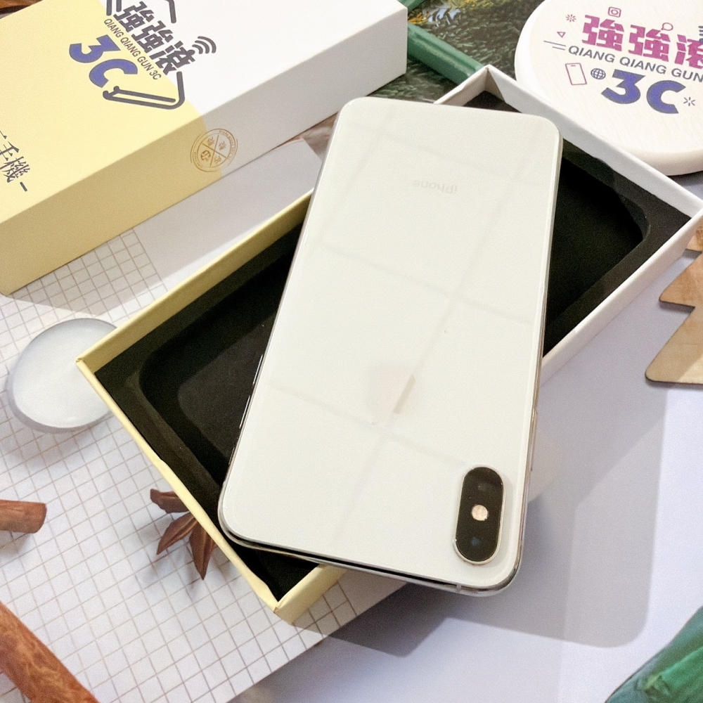 善化-二手 iPhoneXs max 256G 銀色 #11377（店家保固90天）