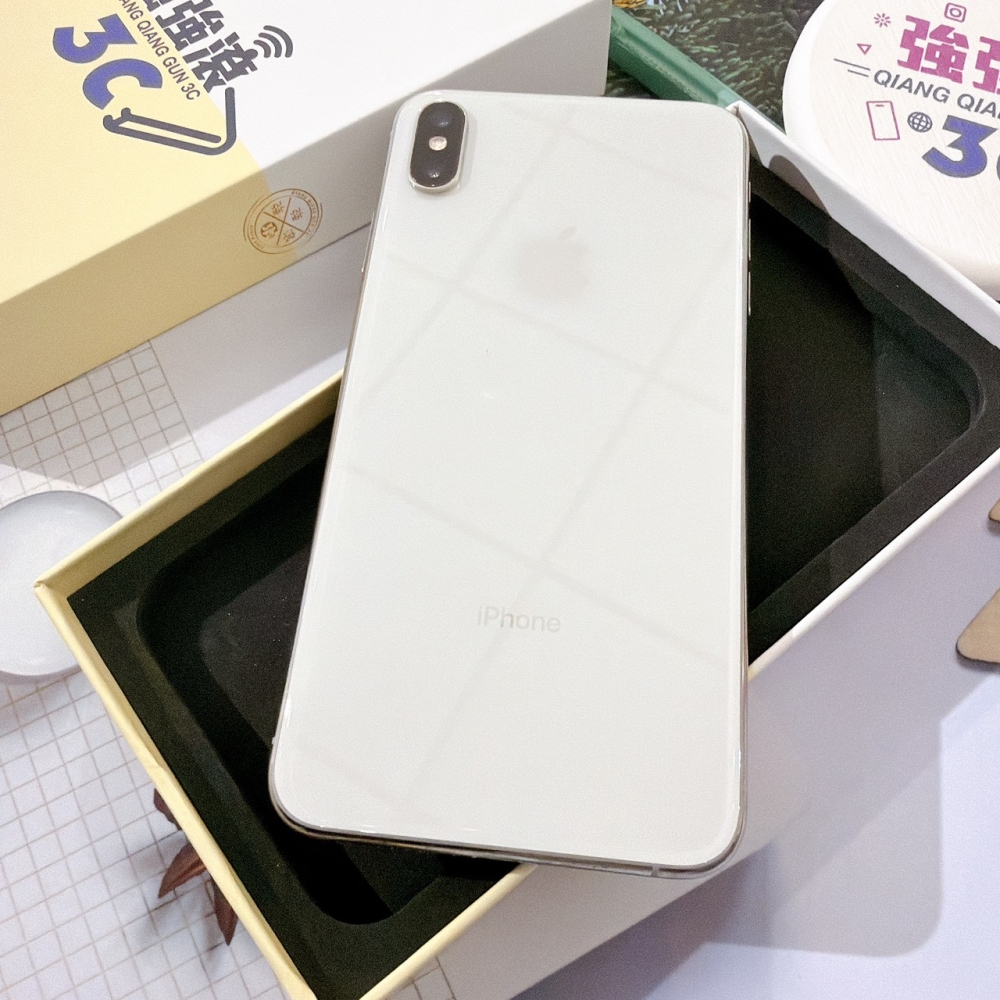 善化-二手 iPhoneXs max 256G 銀色 #11377（店家保固90天）